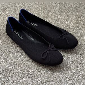 Rothy's Black Ballet Flats